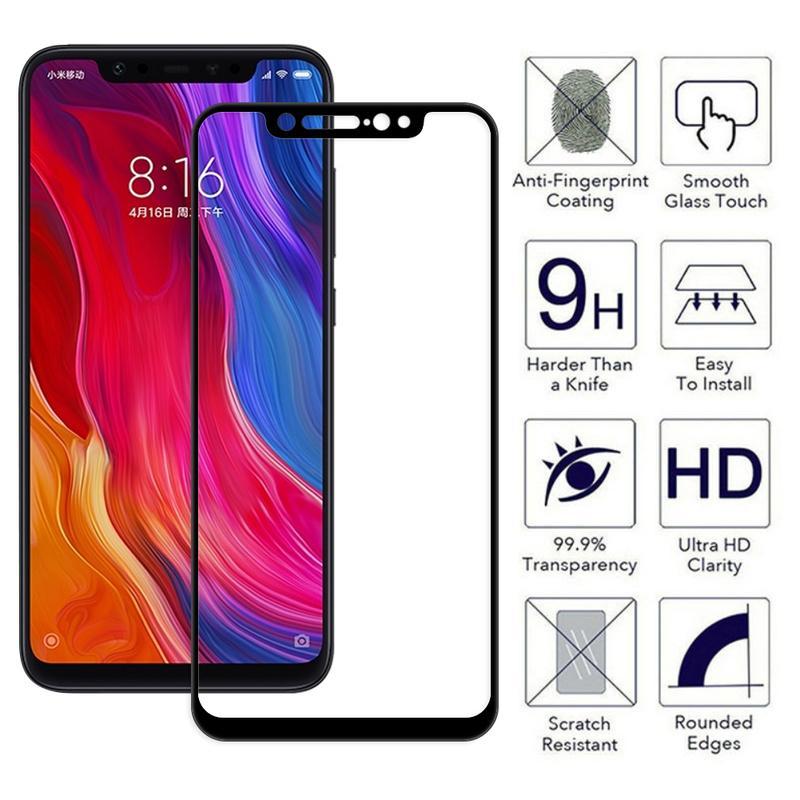 Cường lực full màn Xiaomi Redmi Note 6 Pro (Đen)