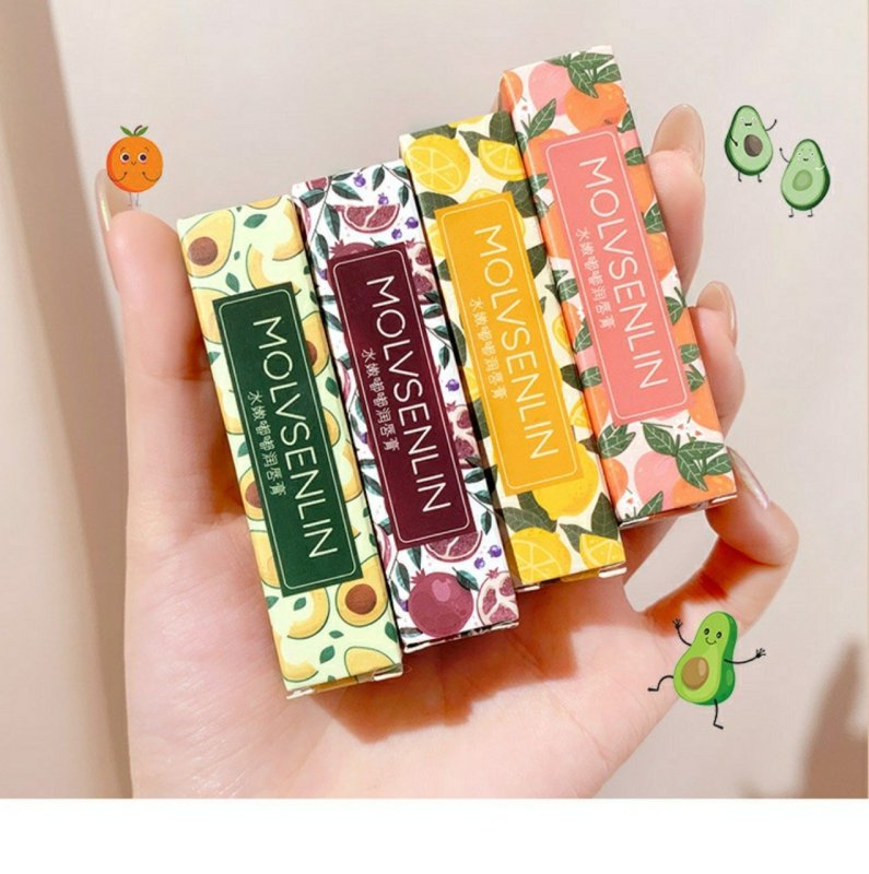 Son dưỡng mềm môi giữ ẩm không khô môi Chiết xuất từ Trái Cây