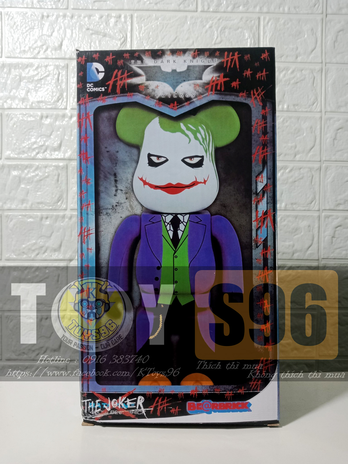 Mô hình Bearbrick Joker 400%