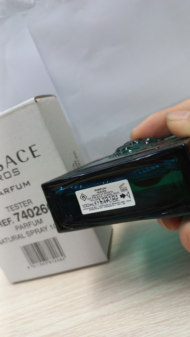 Nước Hoa Nam : Tester Versace Eros Parfum 100ml ( Như Hình )