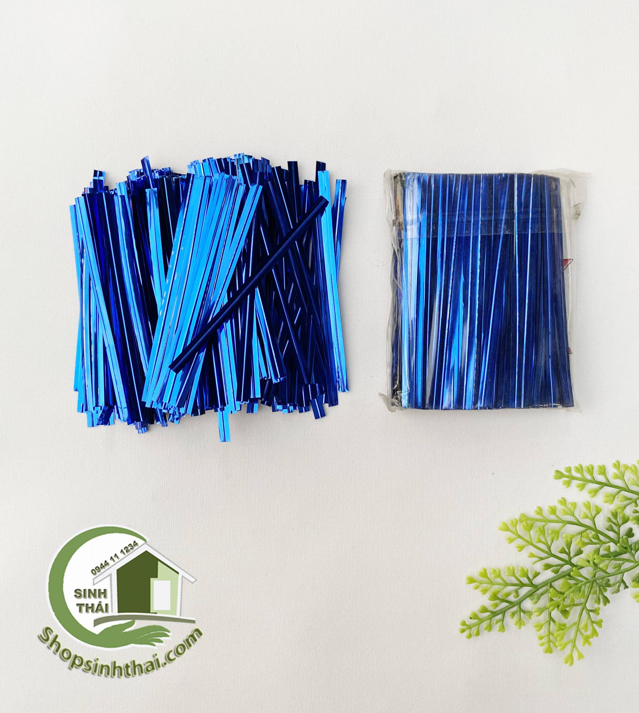 [HCM]Bịch dây kẽm buộc túi làm đồ handmade dài 8cm ( bịch 800 dây ) - chọn màu