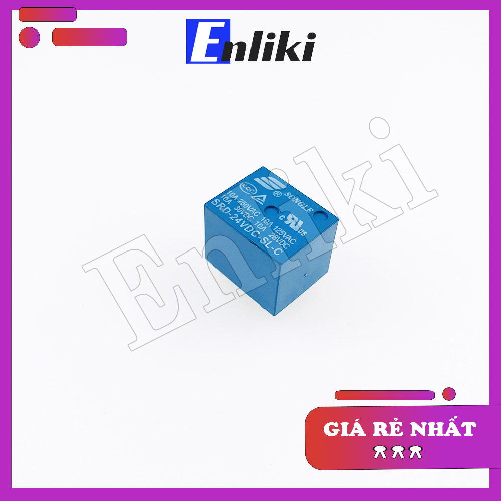 Relay SRD-24VDC-SL-C 24V 10A  (5 Chân)