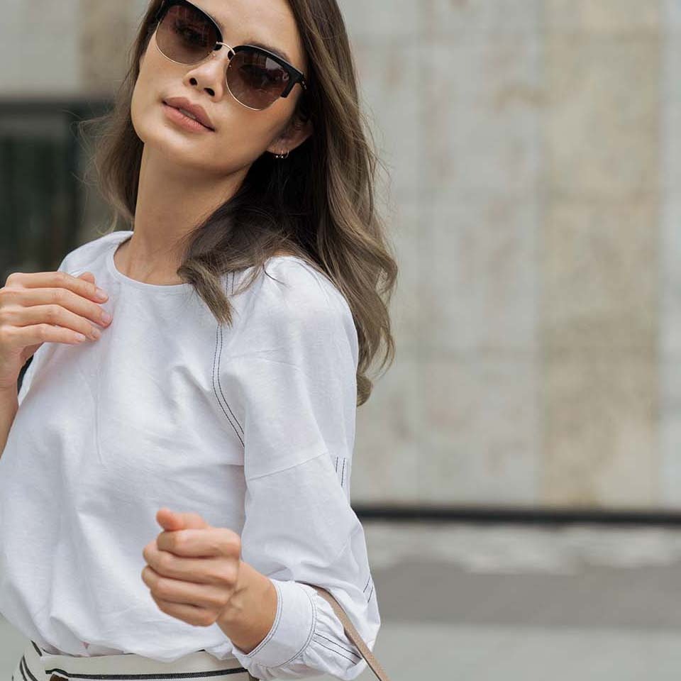 Áo Kiểu Linen Trắng Back To Work AK385-T