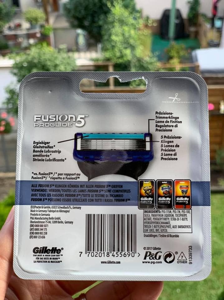 Dao cạo râu 5 lưỡi Gillette Fusion 5 Proglide