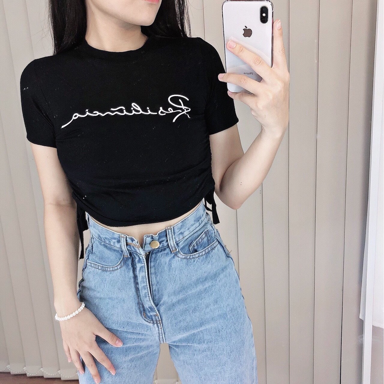 ÁO THUN CROPTOP FORM NHỎ 45 KG TRỞ LẠI(pc)