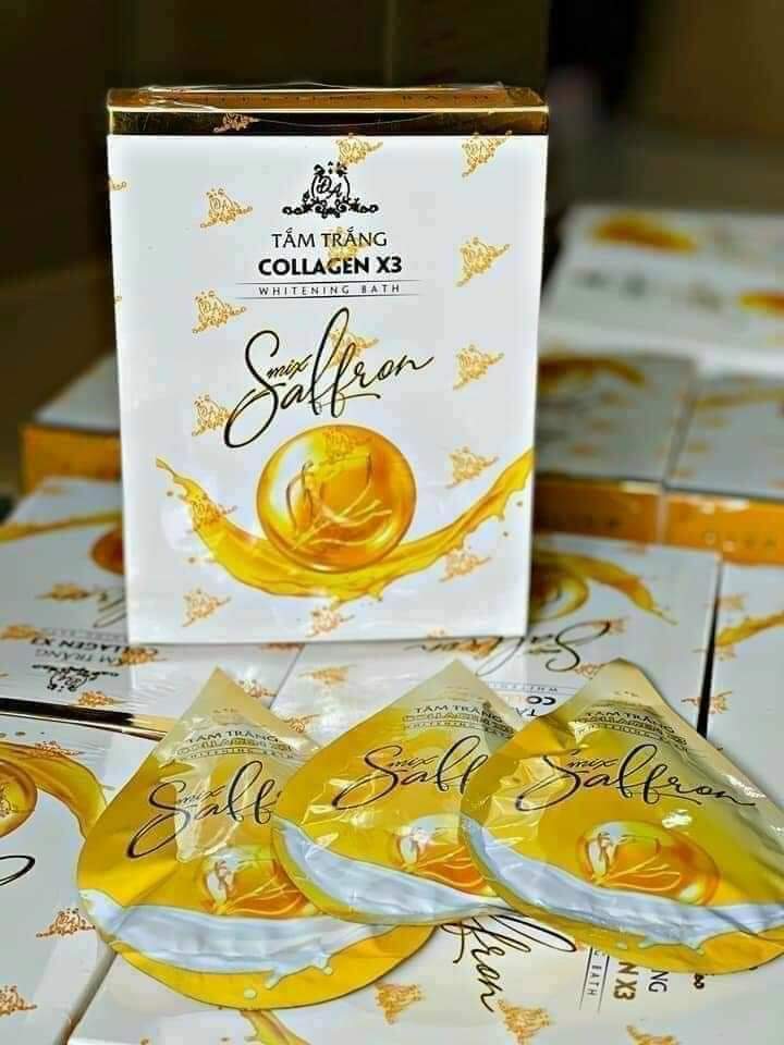 [HCM]Combo 3 Gói Tắm Trắng Collagen X3