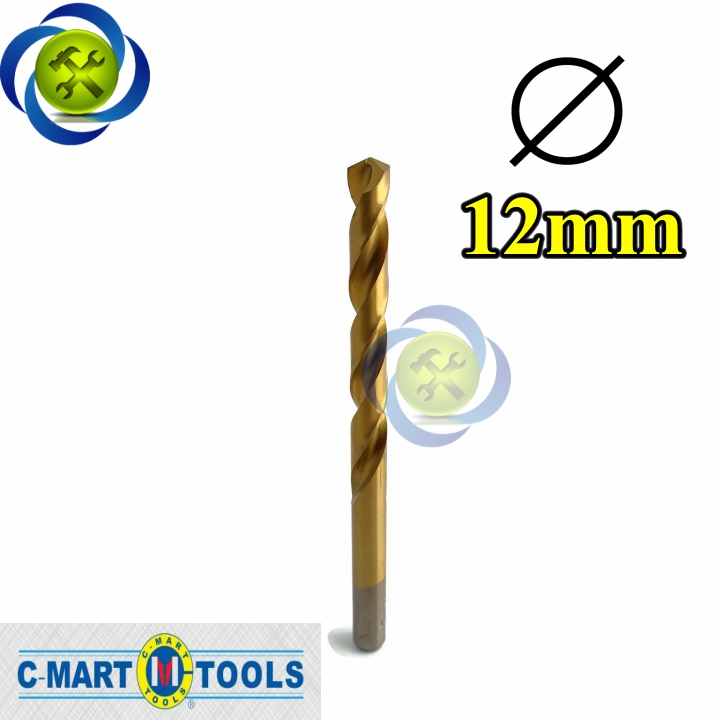 Mũi khoan sắt 12mm c-mart a0100-12