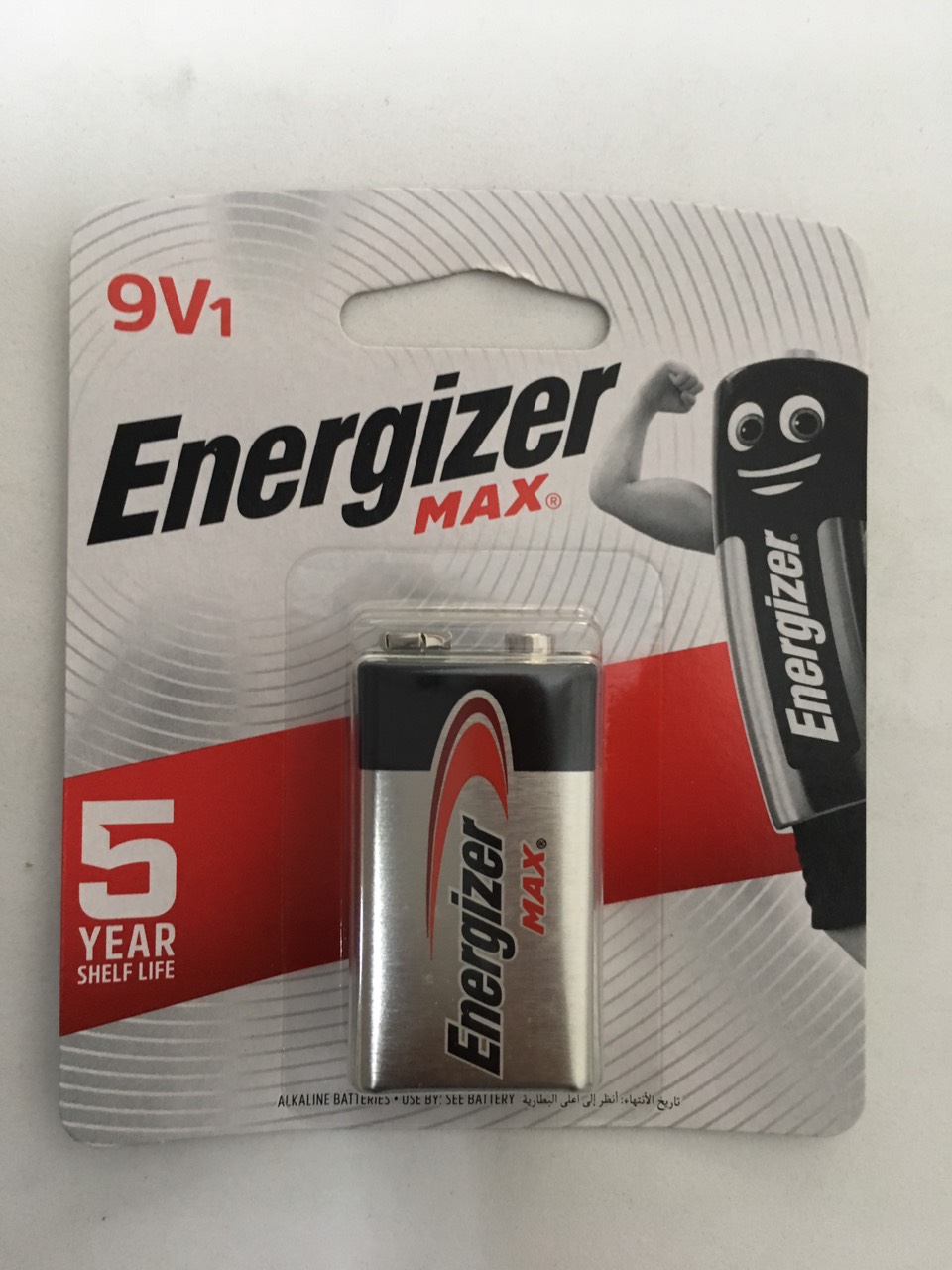 Pin 9v Energizer alkaline Max 522