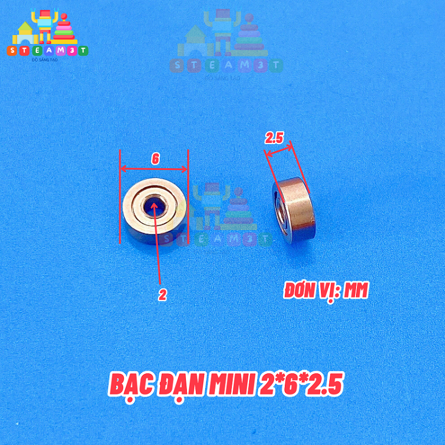 Bạc đạn mini, vòng bi mini, trục 2mm 3mm 5mm, hàng mới 100% - lk0059