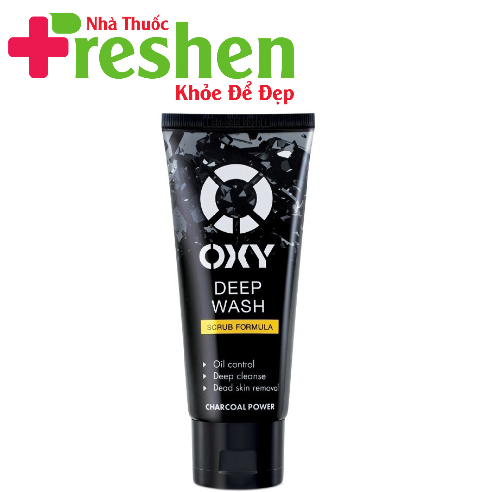 [HCM]Kem rửa mặt sạch sâu OXY Deep Wash (Cream) 100g