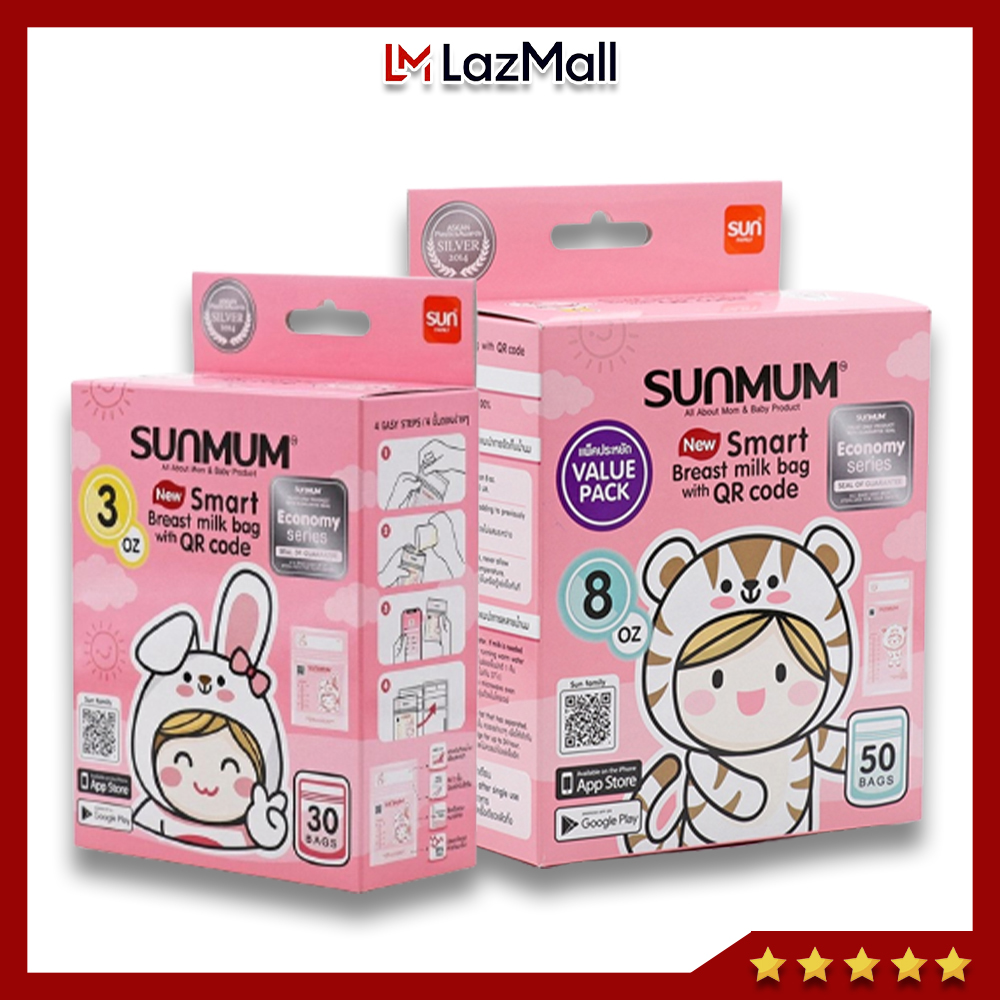 Túi trữ sữa Sunmum Thái Lan Mẫu mới