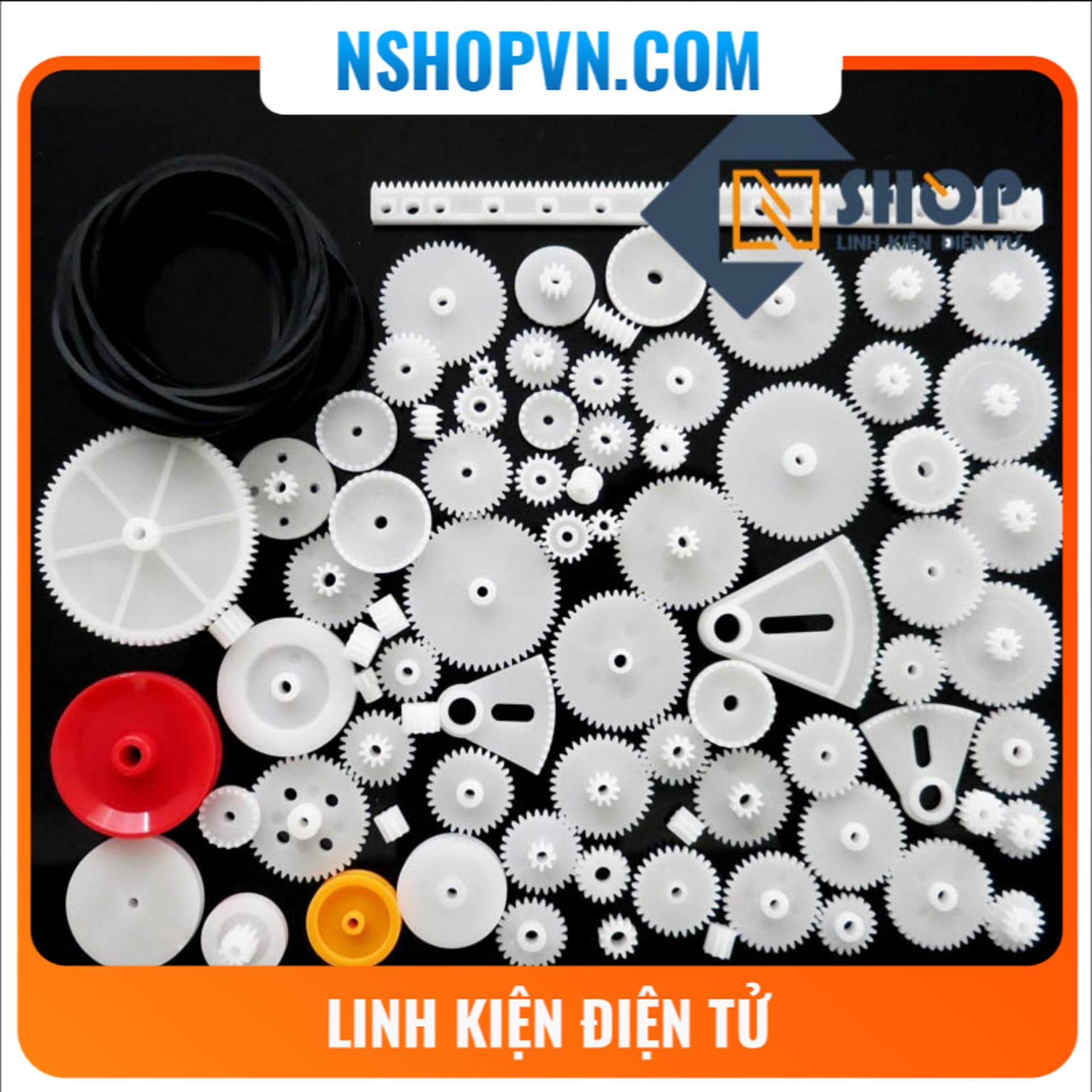 Bộ bánh răng nhựa diy 81 món