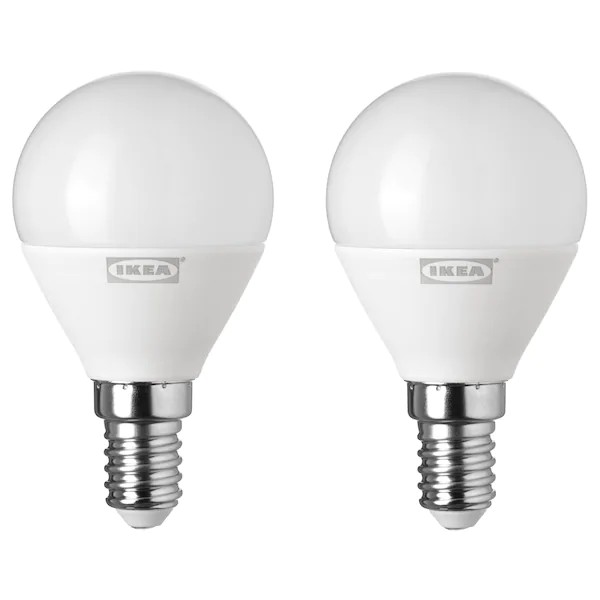 BÓNG ĐÈN LED E14 IKEA CHÍNH HÃNG – RYET  (1 bóng)