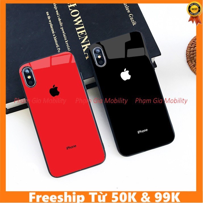 Ốp lưng ép kính giả iPhone Samsung A11 lưng bóng, siêu đẹp