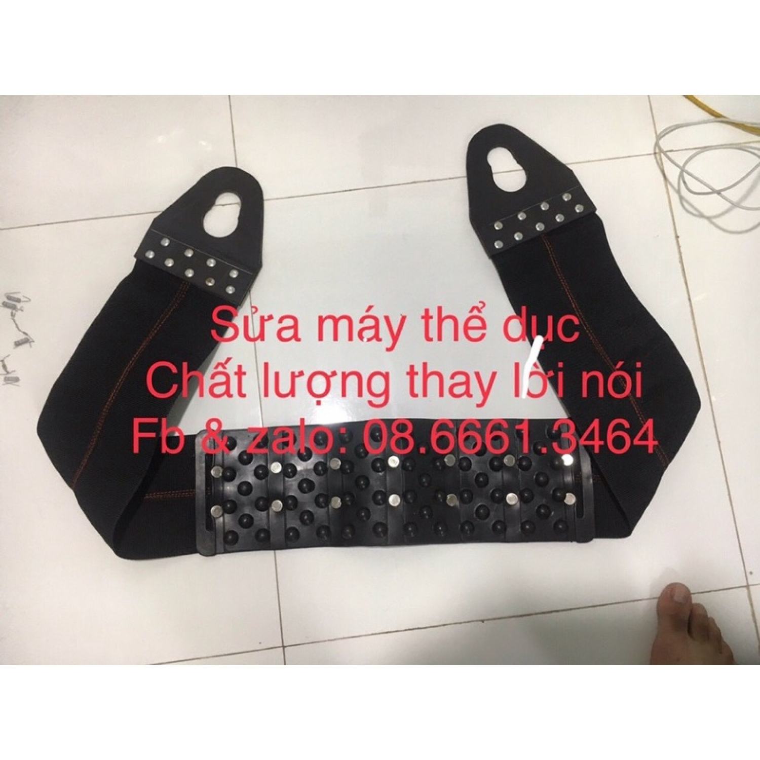 Dây Đai mɑssage máy rυng bụng loại hột, tay đánh cao su cao cấp.