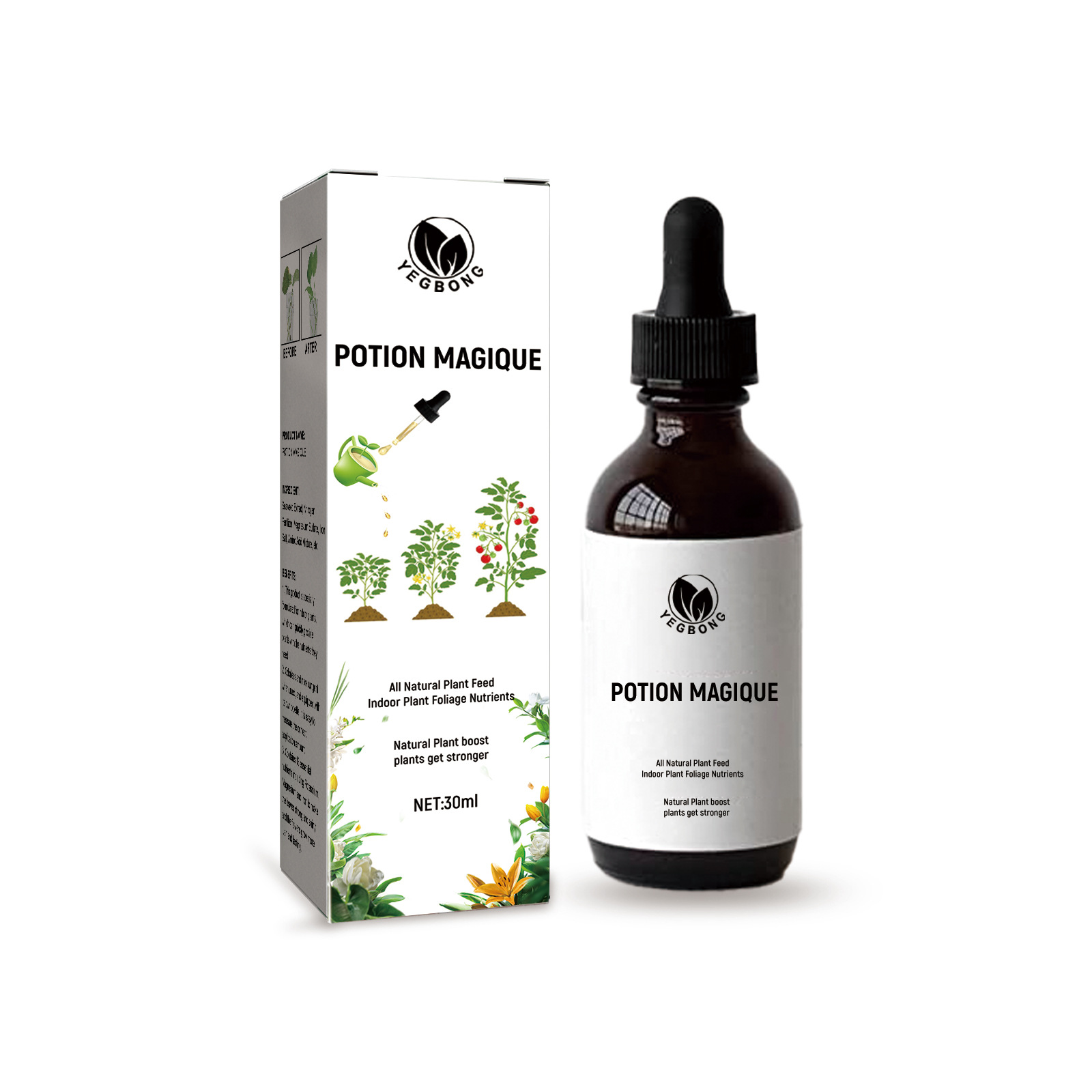 Yegbong Indoor Plant Leaf Nutrient Solution Flower Organic Foliar Fertilizer Indoor Plant Nutrient Nutrient Solution