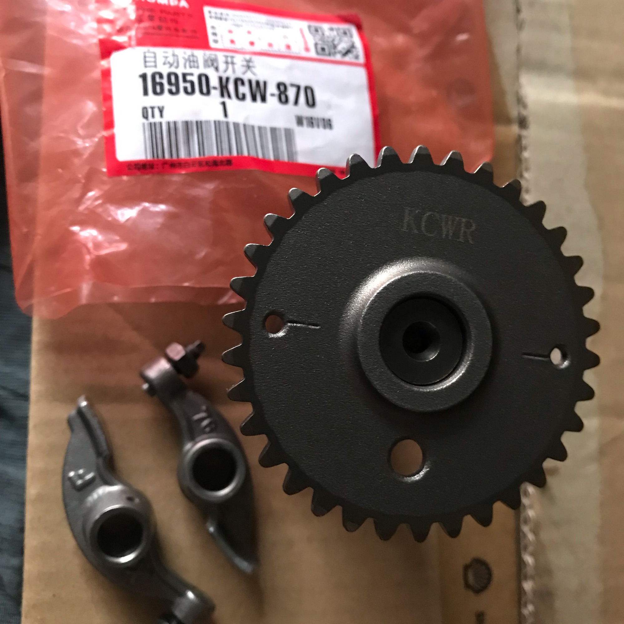 Bộ cam cò xe Spacy 125cc/Kymco hãng