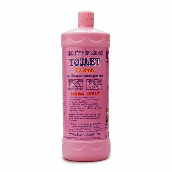 Chai nước tẩy bồn cầu toilet cực mạnh Hando 960ml KL611