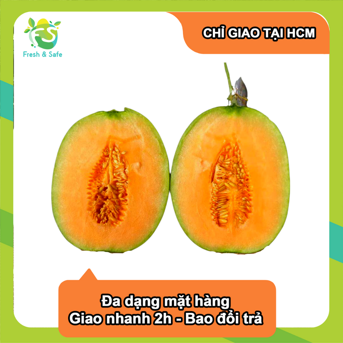 [Chỉ Giao HCM] Dưa Lưới Mật - trái 2kg