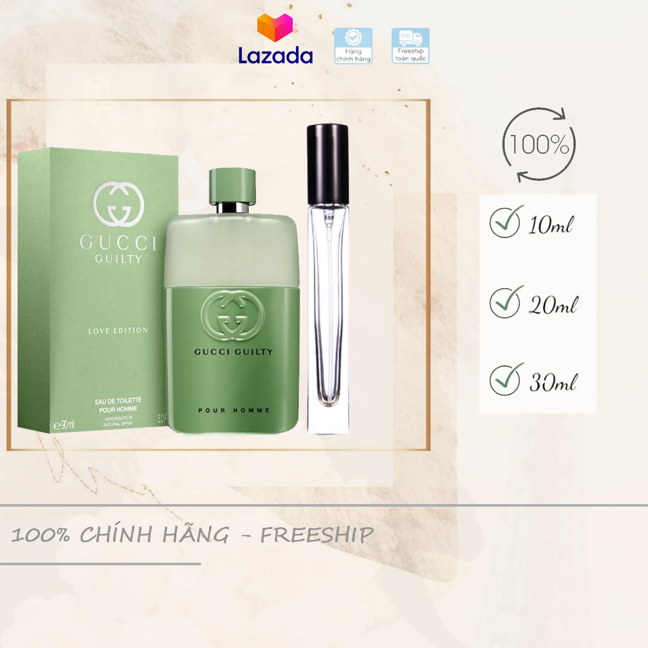 [Chiết 10-20-30ml]  Guilty Love Edition Pour Homme For Him