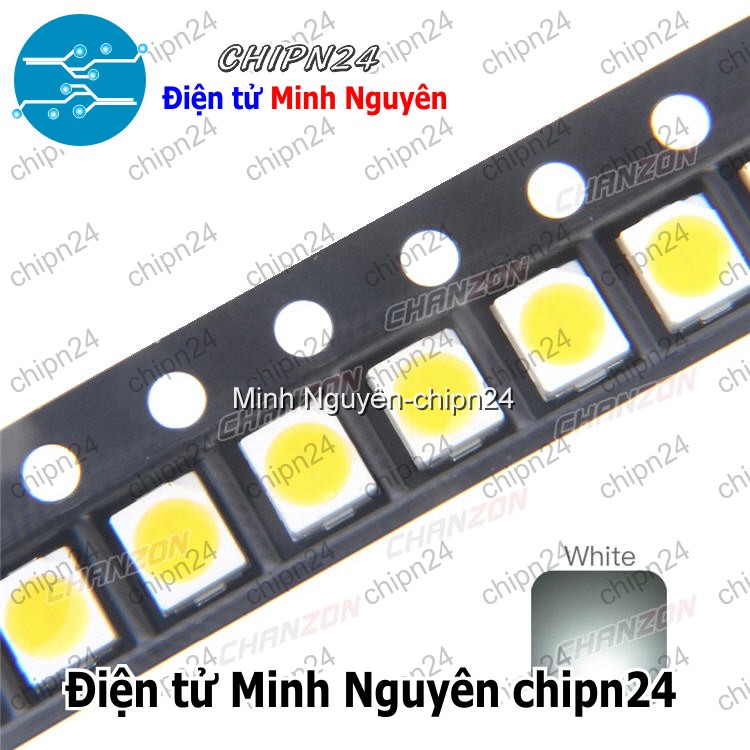 [10 con] (KX) Led Dán 3528 Trắng White