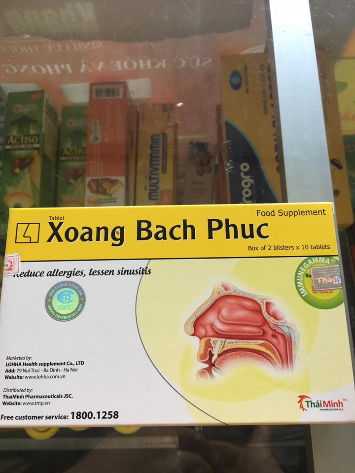 Xoang bách phục - giảm dị ứng , bớt viêm xoang