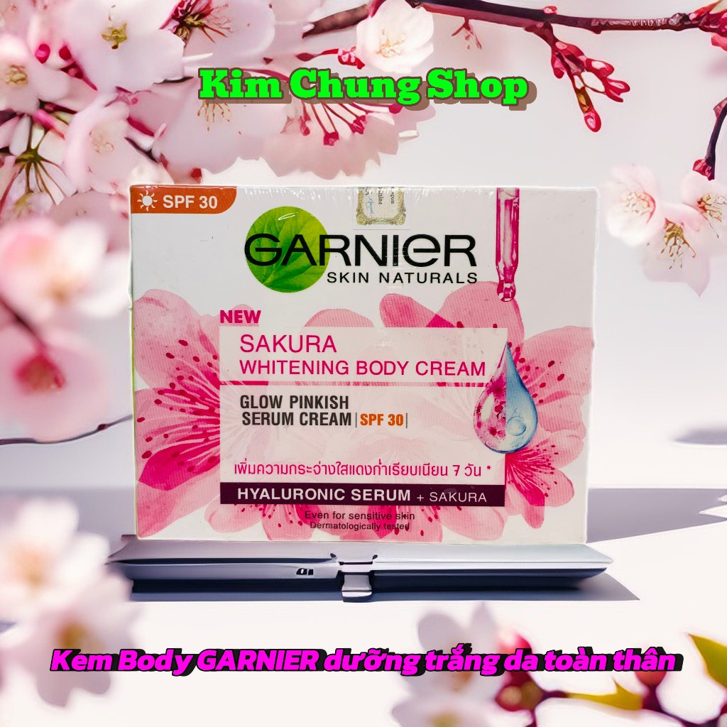 kem dưỡng trắng da toàn thân ganier
