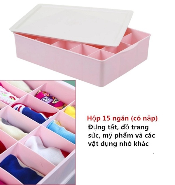 Khay đựng đồ lót, tất 15 ngăn homestar