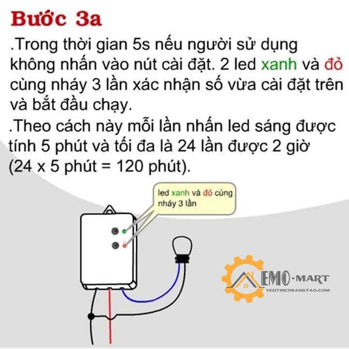Công tắc hẹn giờ bật tắt luân phiên TM3C