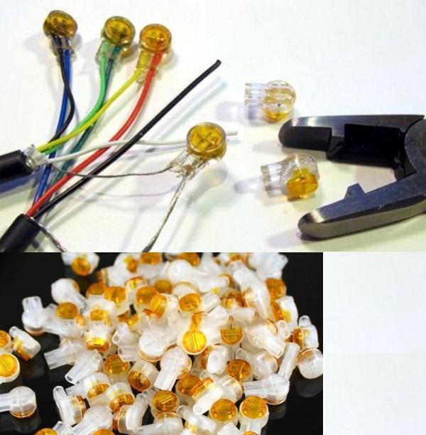 [HCM]Rệp Nối Cáp Mạng Rệp Nối Cáp Thoại UY2 K2 2 lam cắt - 200 cái