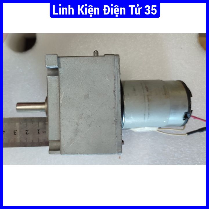Motor giảm tốc 220VDC trục động cơ 10mm mặt bích 86.8cm