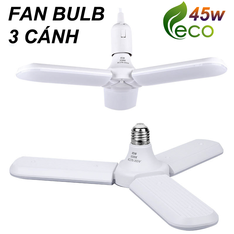 Đèn LED 3 LÁ 45W CỰC SÁNG ĐỀU CÁC GÓC (FAN3)