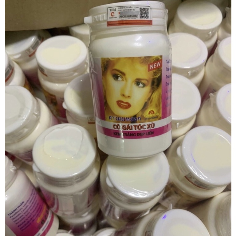 Kem cô gái tóc xù Young One 200g 500g kem kích siêu trắng