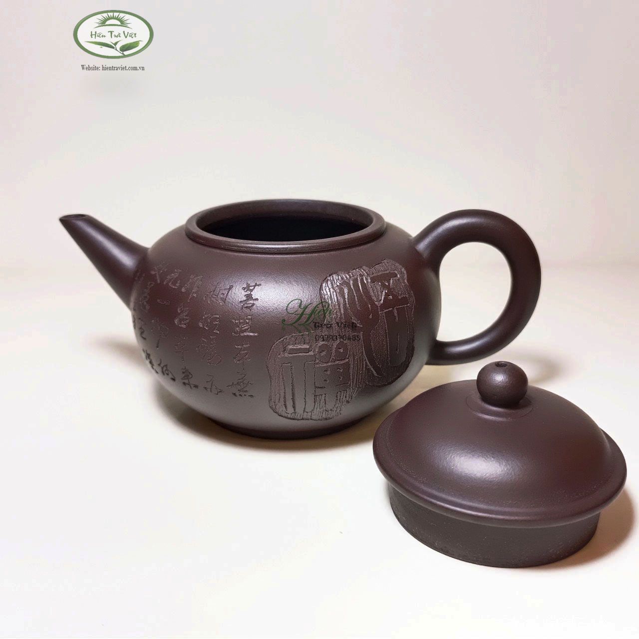 MS 196 Ấm tử sa Nghi Hưng thủy bình 250ml (khoáng tử nê)