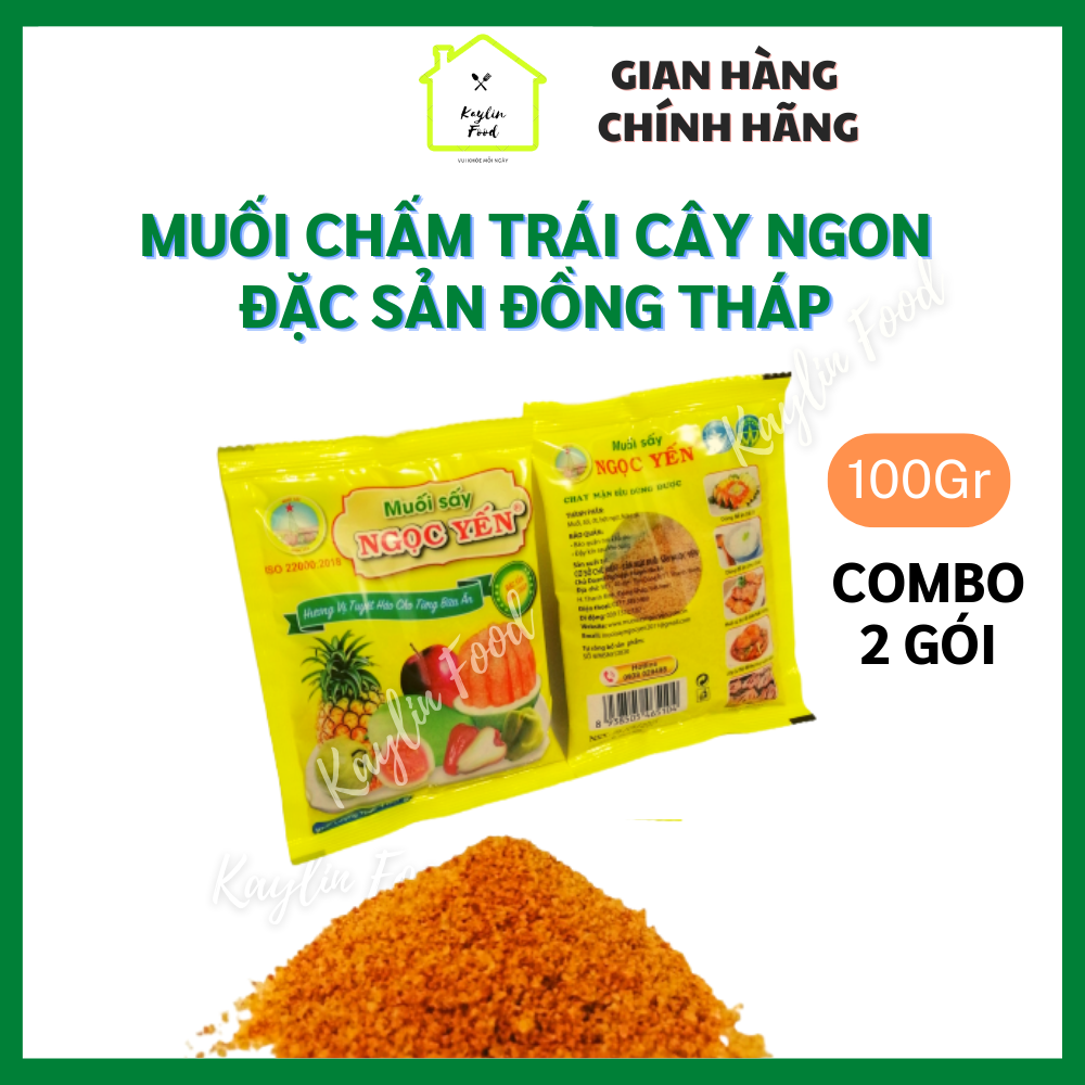 Combo 2 Muối Sấy Ngọc Yến 100g Chấm Gì Cũng Ngon
