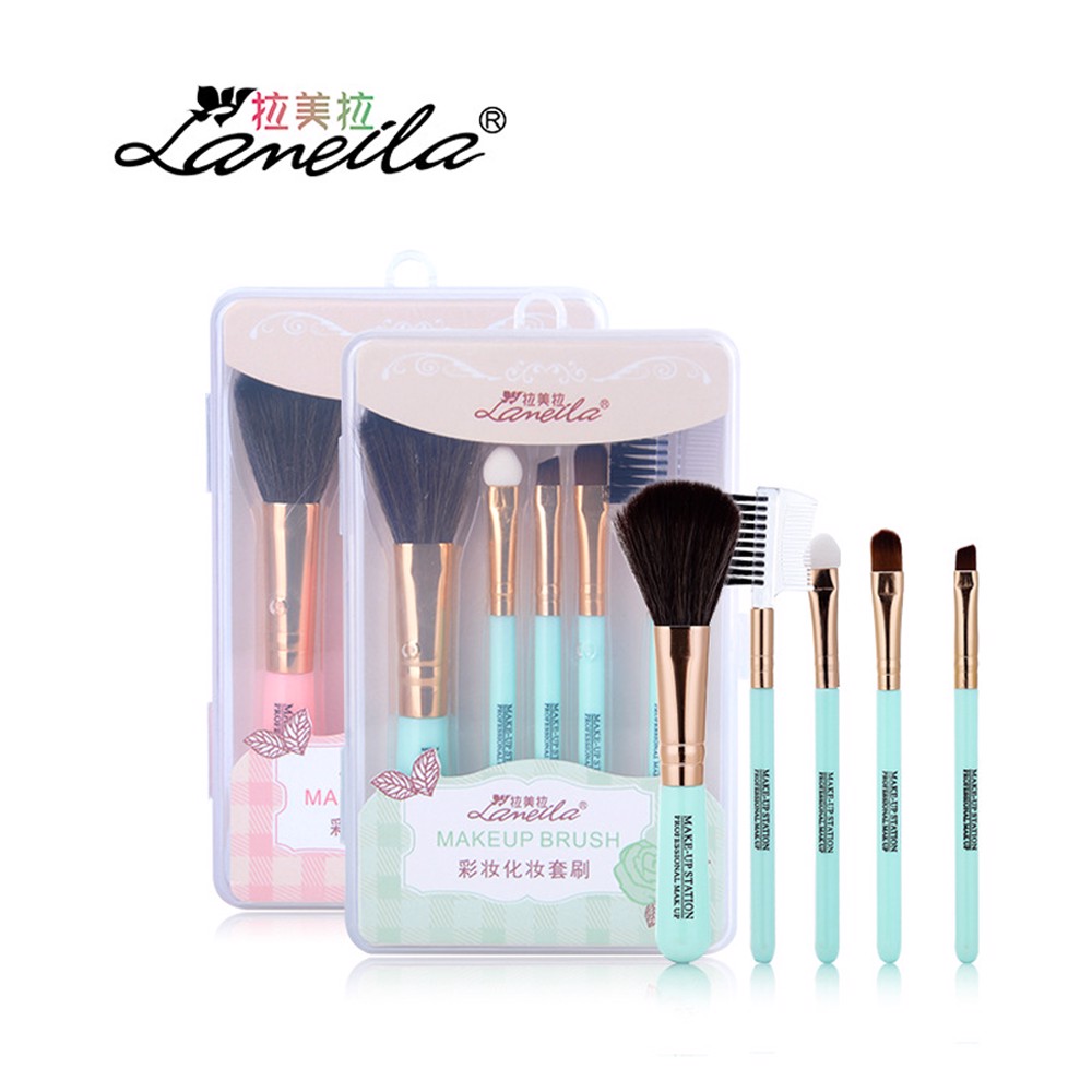 Bộ Cọ Trang Điểm 5 Món Lameila Cao Cấp