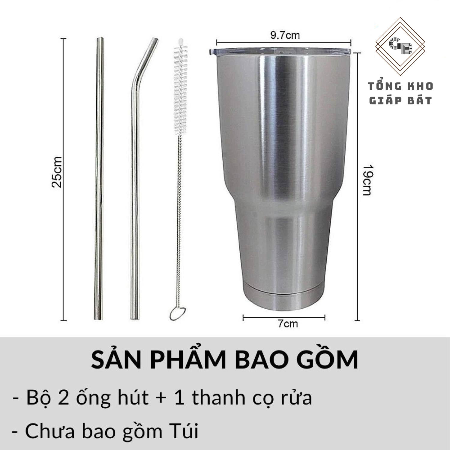 Ly Giữ Nhiệt STARBUCK thái Lan 900ml Có Nắp Chống Tràn Kèm Túi Xách, Ống Hút Và Cọ Rửa - TKGB