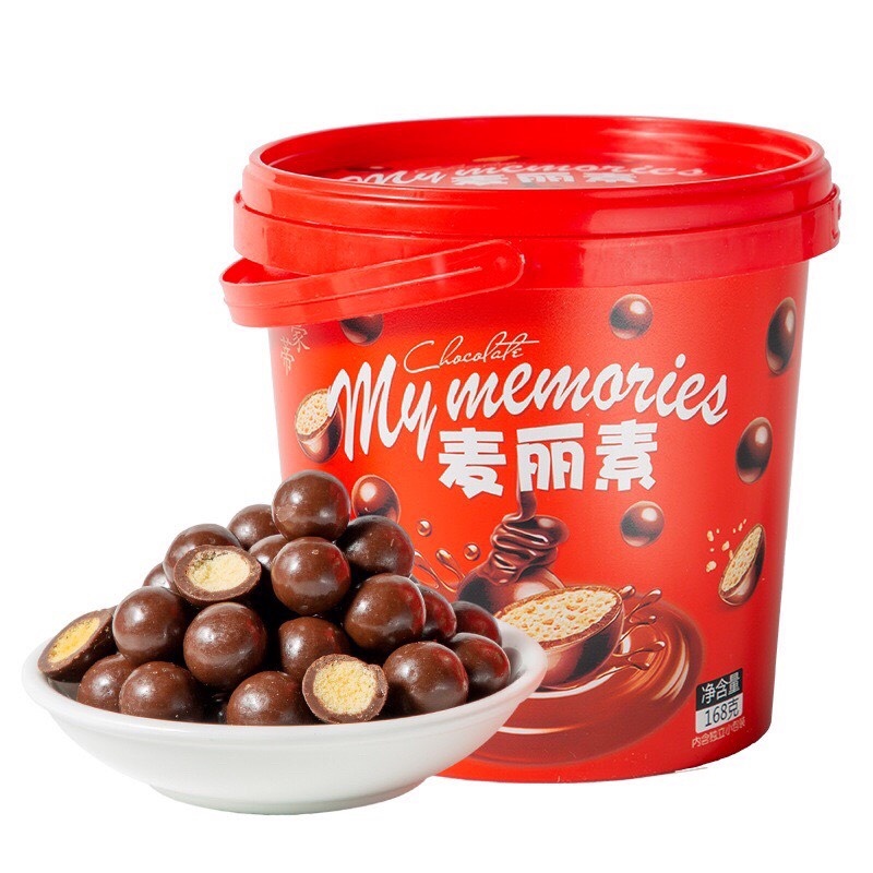 Kẹo socola các vị xô 168gr
