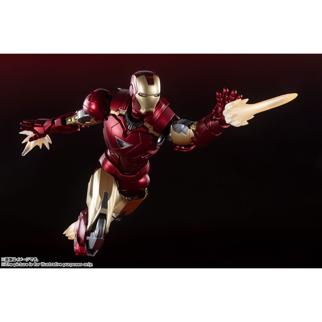 [HCM][Order báo giá] Mô hình chính hãng SHF: Iron man Mk6 (battle damaged)