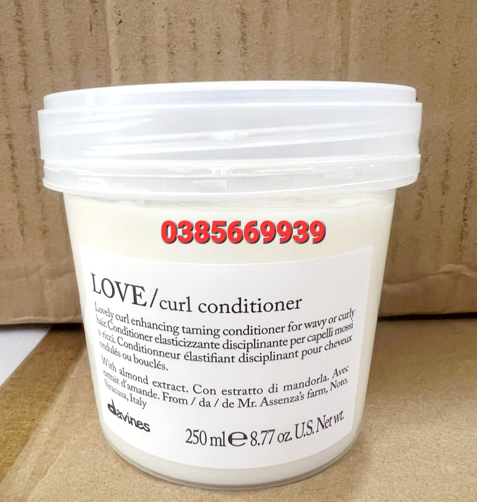 Dầu xả Davines Love Curl dưỡng tóc uốn xoăn Ý 250ml
