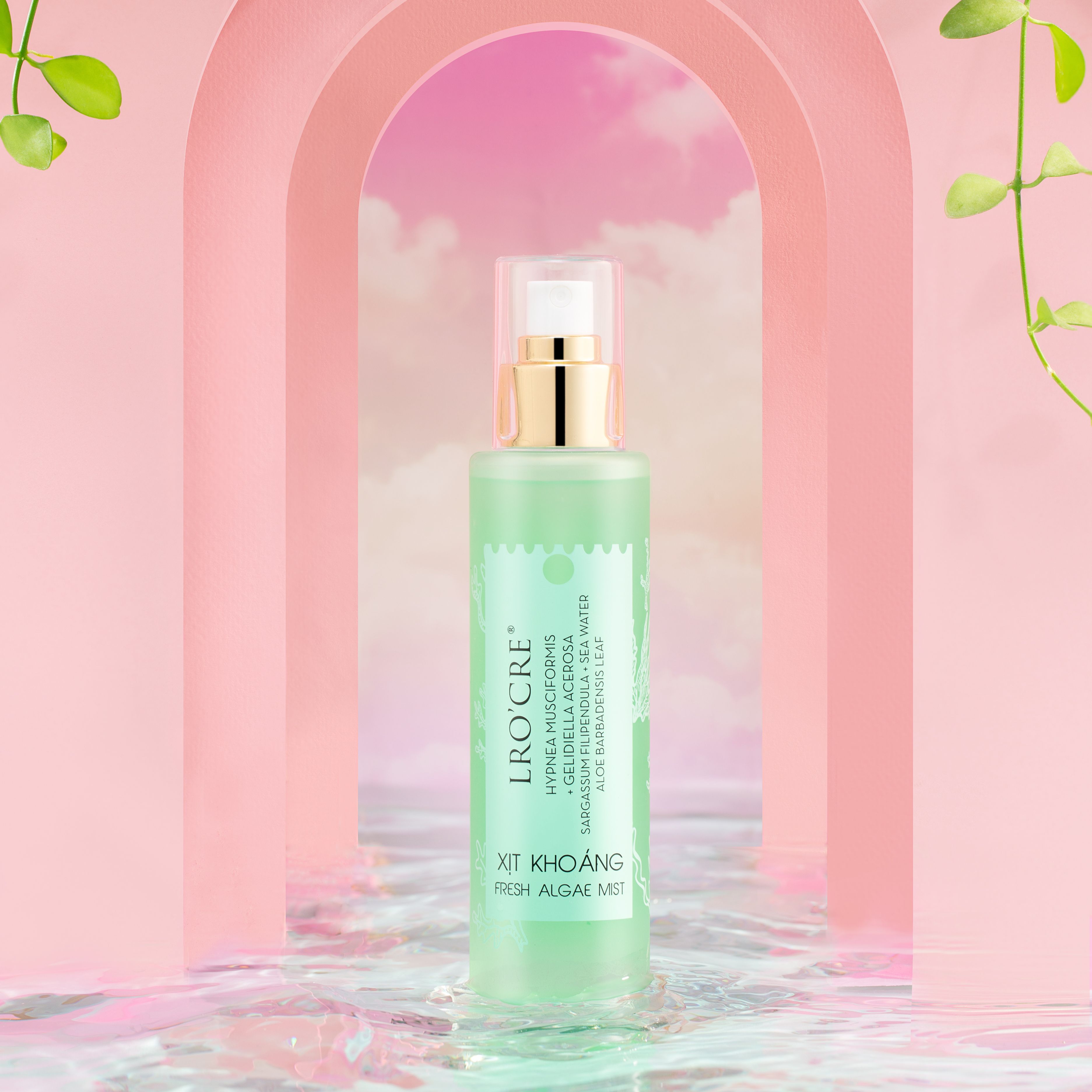 Xịt khoáng Lro'Cre / Fresh Algae Mist/ 150ml