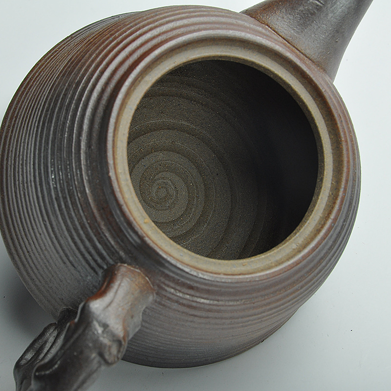 Bộ ấm chén sứ pha trà đạo Bizen Nhật Bản (đầy đủ như hình)