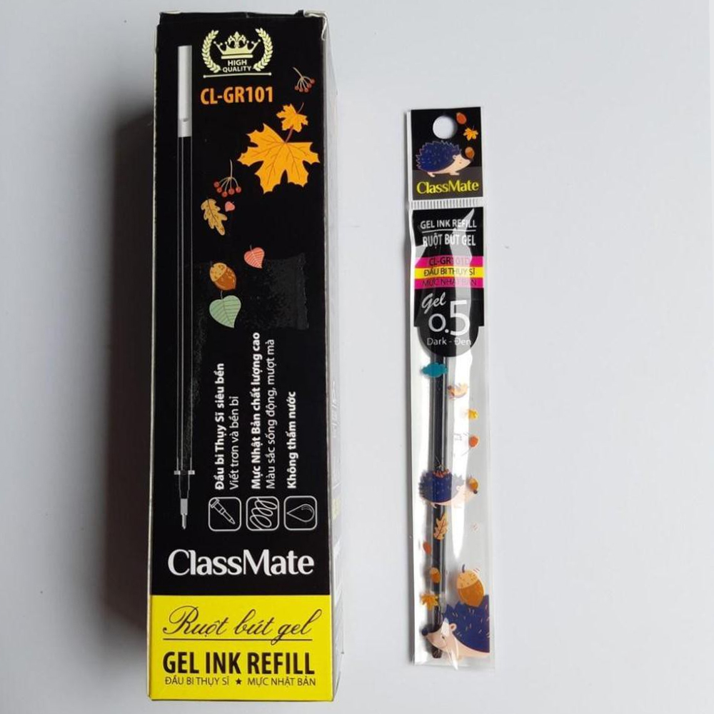 Box 12 PCs ballpoint pen water pen gel pen classmate CLGP101 nib 0.5mm colorful bright essence high quality genuine leather designer elegant smooth writing