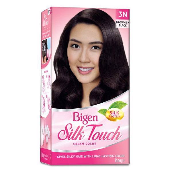 ( Số 3N )Thuốc nhuộm tóc Bigen Silk Touch - nâu đen
