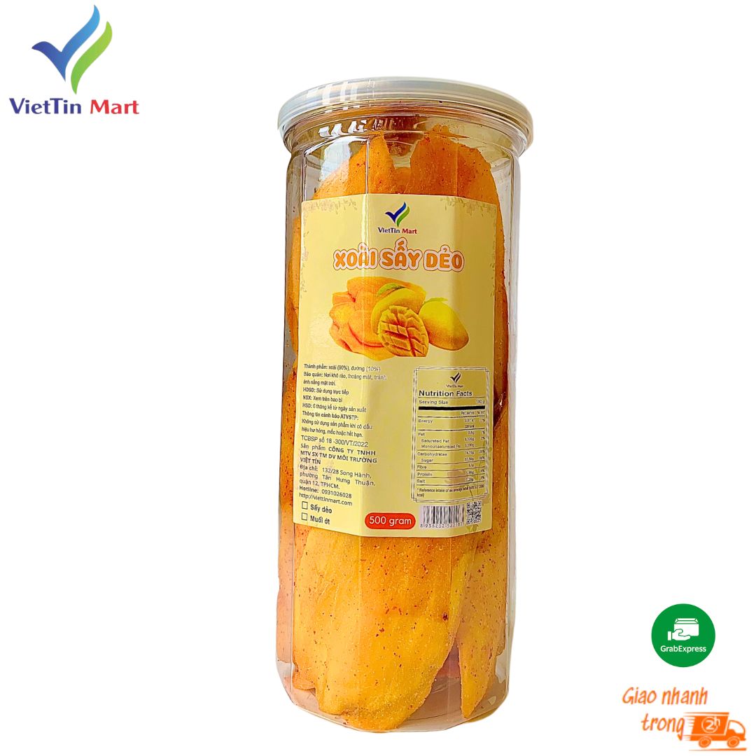 500G XOÀI SẤY DẺO MUỐI ỚT