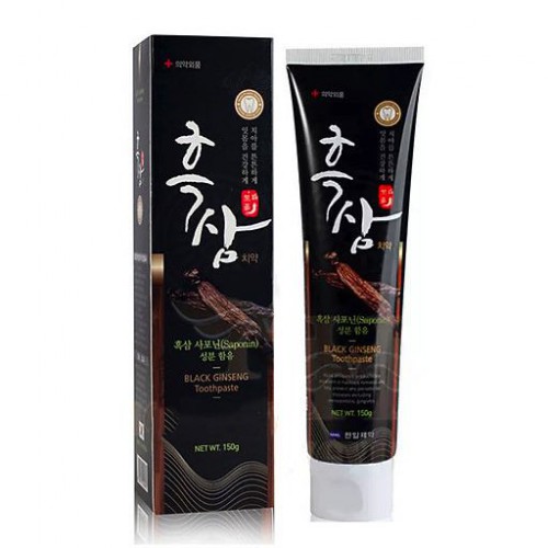 [ SET 2 TUÝP] Kem Đánh Răng Hàn Quốc Hắc Sâm Hanil Black Ginseng Toothpaste 150g