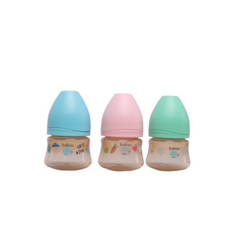 Bình sữa nắp sóng babu baby nhựa ppsu không chứa bpa 90ml,150ml,240ml nhật bản chính hãng - dokid