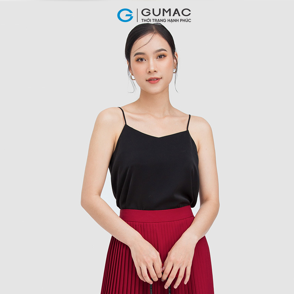 [15 - 17.5 | TẶNG QUÀ đơn từ 499K] Áo 2 dây cơ bản GUMAC AC06029