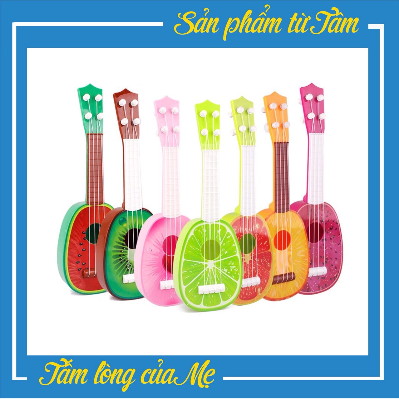 Đàn Guitar Mini Trái Cây Giúp Bé Cảm Thụ Âm Nhạc