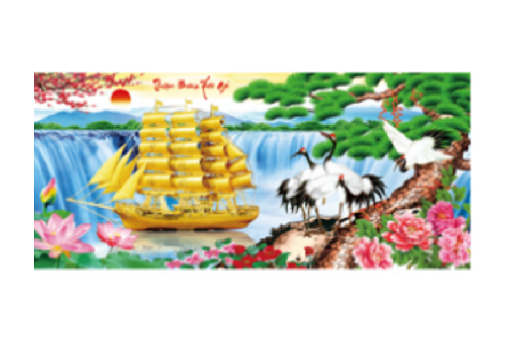 Tranh đính đá thuận buồm xuôi gió -DD9180